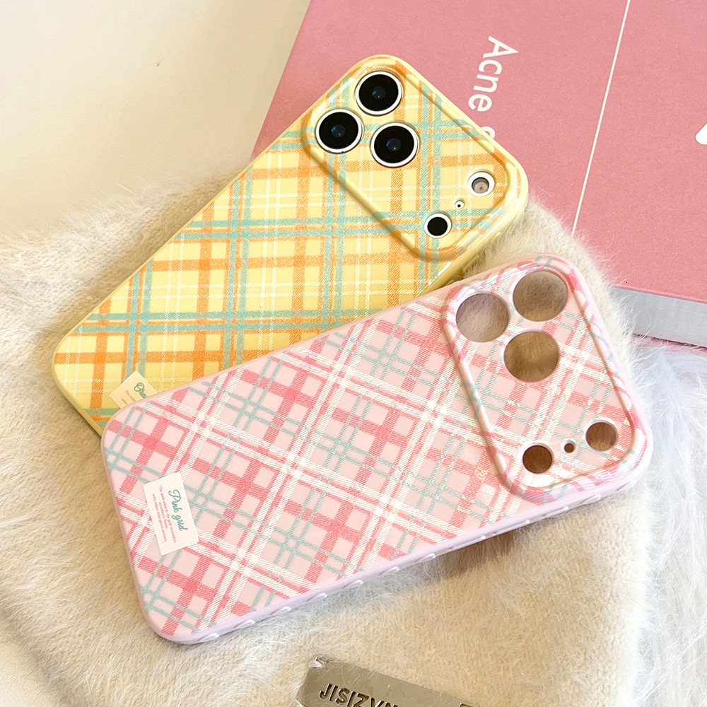Phone Case Aesthetic Matte Finish Silicone Hard PC for Iphone 15 Pro Max Reinforced Corners Impact Resistant Pastel Anti-fingerprint Skin Friendly