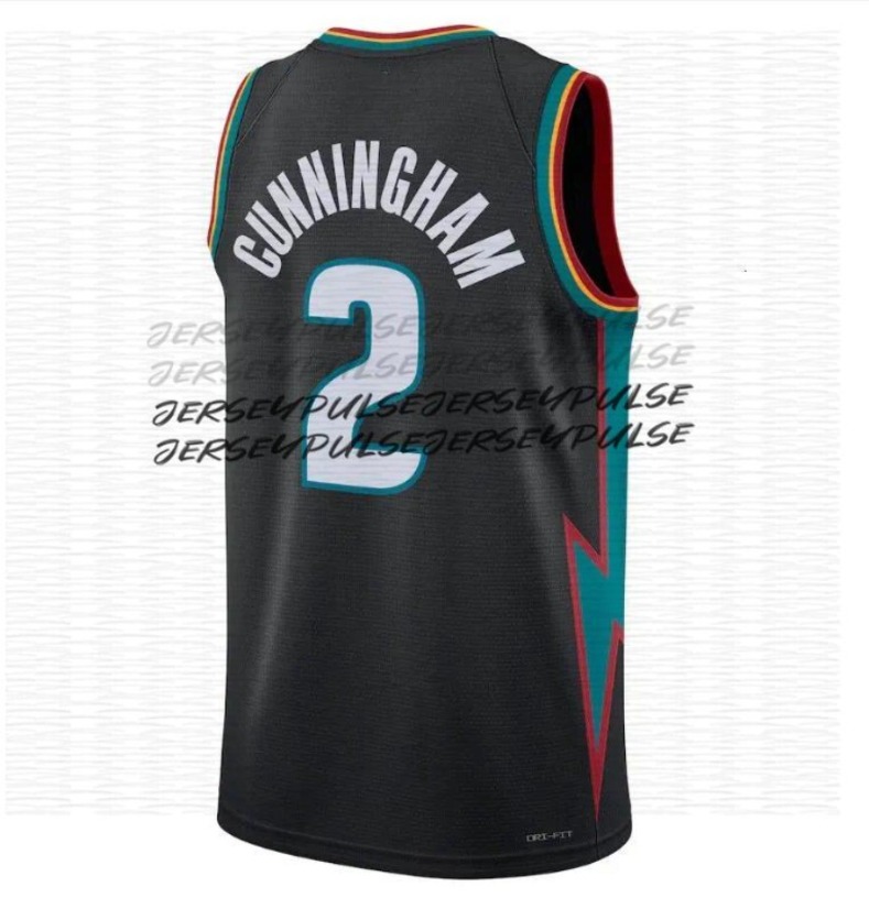 DET Piston Cade Cunningham Jerseys Basketball Jersey Ausar Thompson Jalen Duren Isaiah Stewart Tobias Harris Kevin Huerter Ronald Holland Caris LeVert