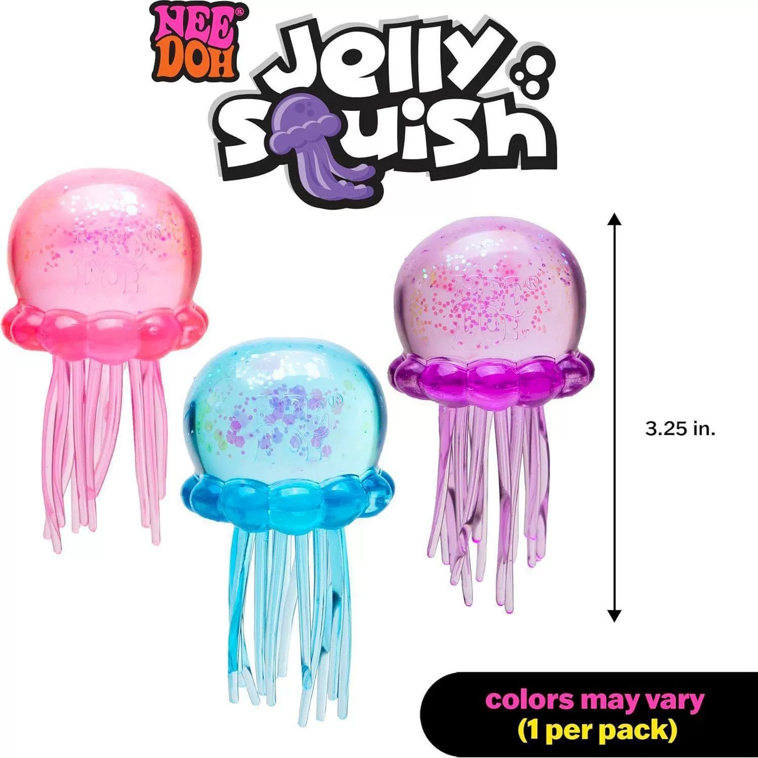 NEE DOH jellyfish Octopus Stress Balls Big Squishies Slow Rising Fidget Squeeze Toys Stress Anxiety Relief For Kids BY SEA
