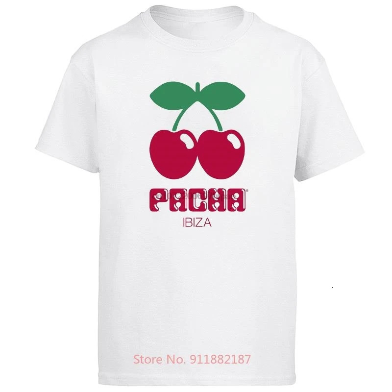 Pacha Ibiza Fashion Graphic T Shirts Oversize Cotton Short Sleeve T-Shirts Summer Tees Tops Streetwear Shirts And T-Shirts 260509