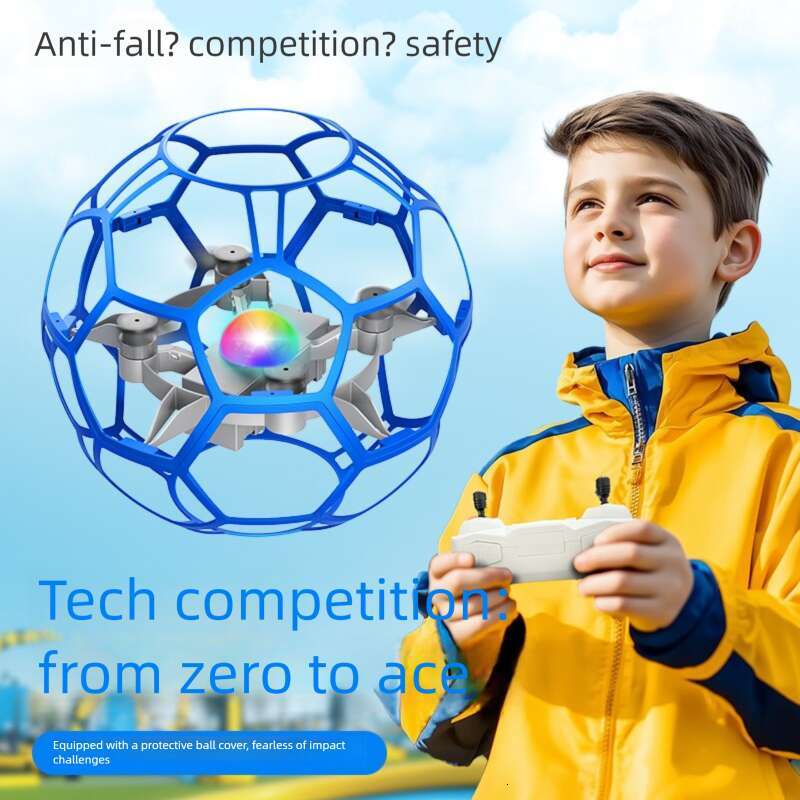 S Brushless Football Drone Aircraft Youth Competition Educational Training RC Toy For Primary Secondary School Students CKS