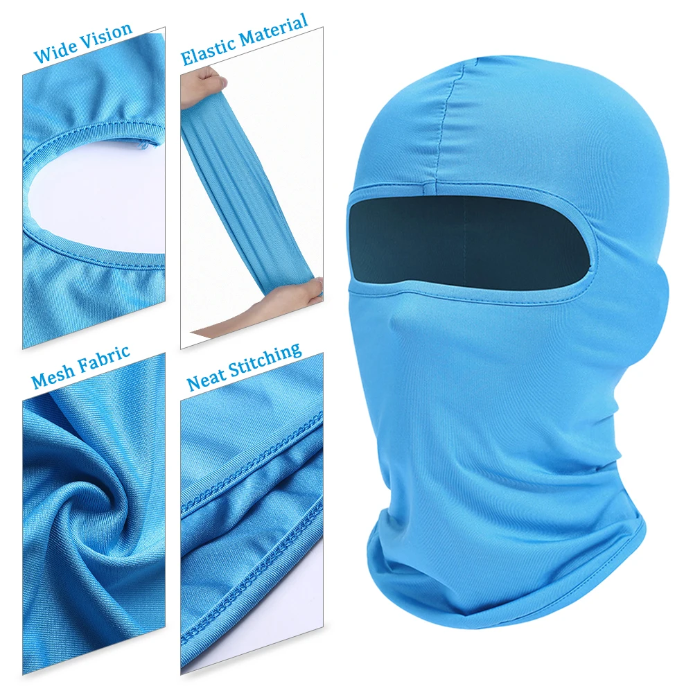 High-quality Balaclava full-face mask Mountaineering, cycling, camping, hunting, air gun cap, bicycle hood, ski mask for men and women in summer, moto