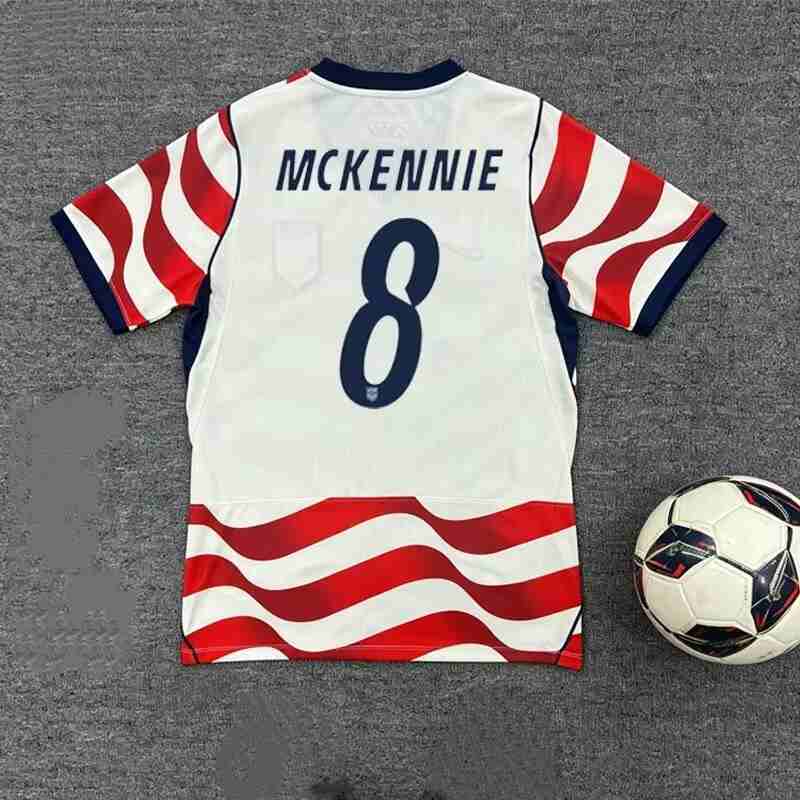 2026 USA HOME World Cup football jersey BEYNA MCKENNIE PULISIC BALOGUN Fans and players Football Shirt