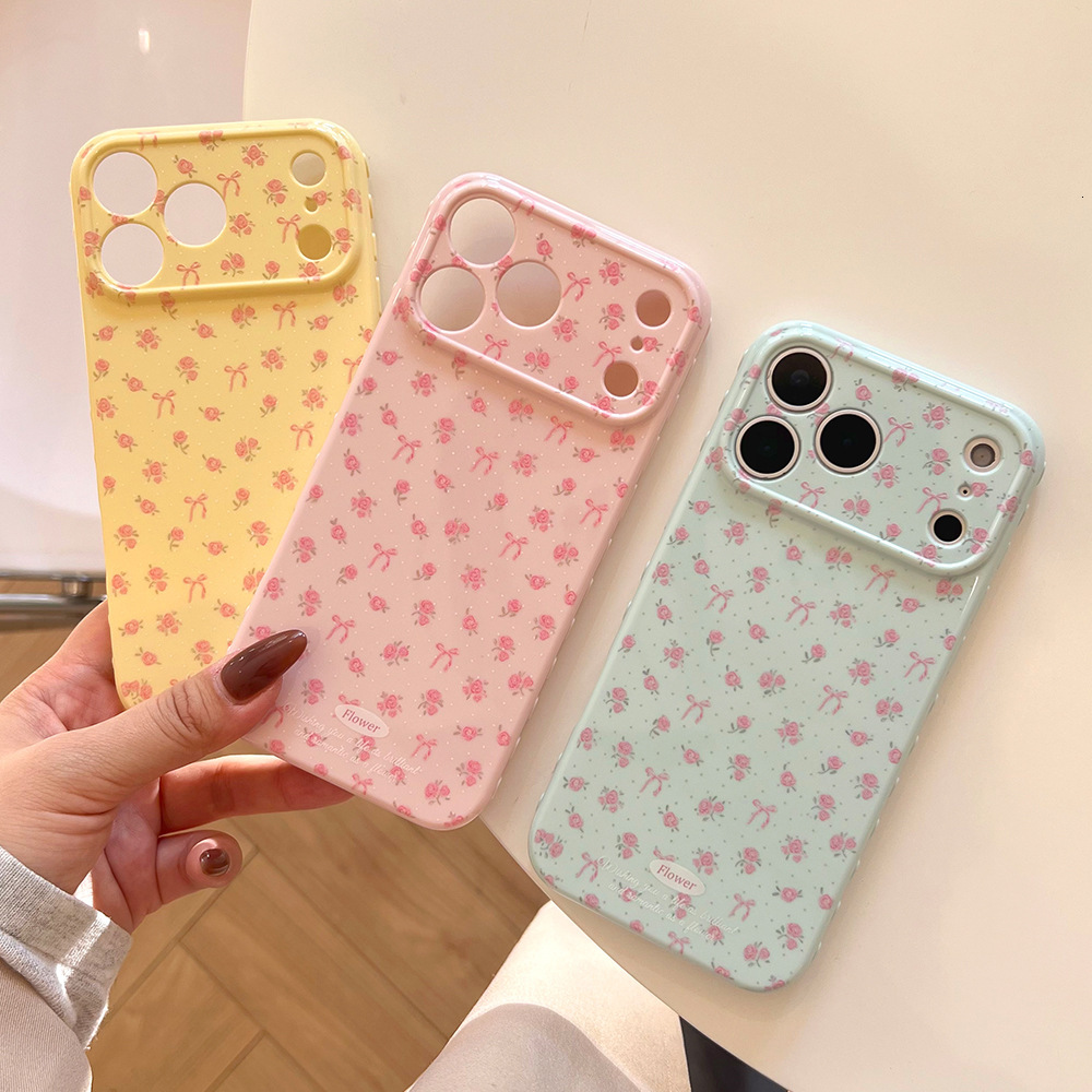 Slim Fit Designer Phone Case Phone Case Vintage Pattern Aesthetic Hard PC Matte Finish Soft TPU for Iphone 16 Pro Max Heavy Duty Pastel Anti-fingerpri