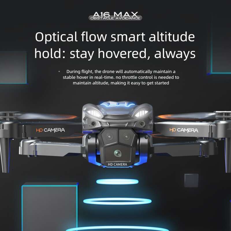 A MAX Drone Intelligent Obstacle Avoidance HD Aerial Photography Quadcopter Foldable Outdoor RC Aircraft Toy CKS