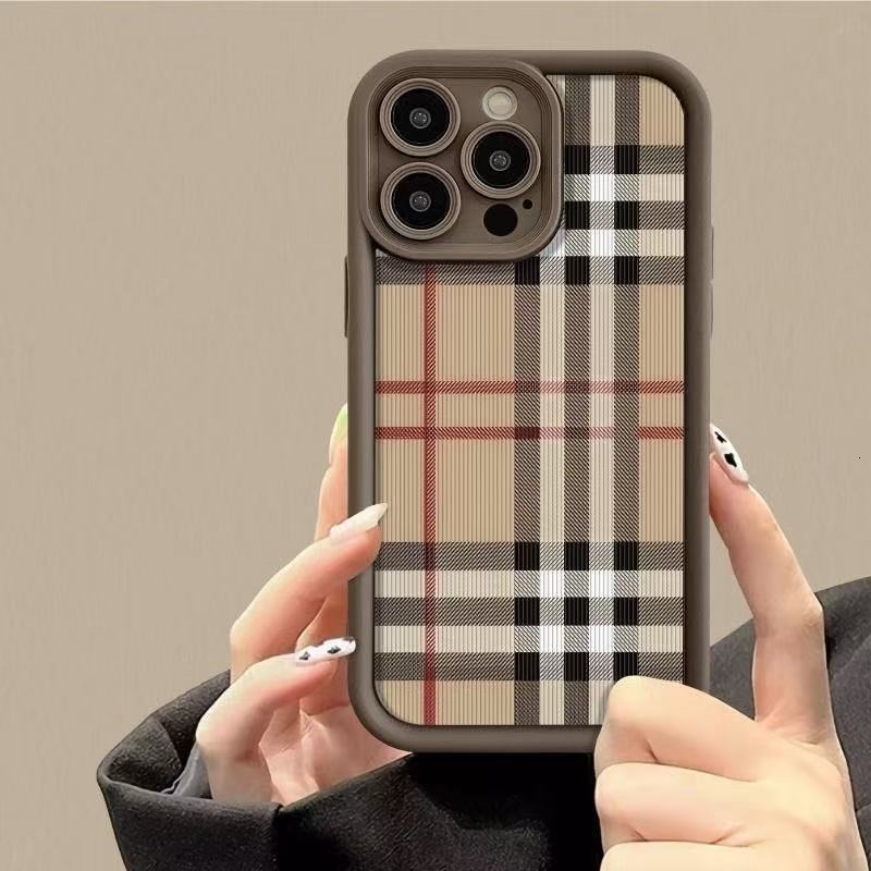 Designer Phone Case Phone Case Aesthetic Cute Silicone Matte Finish for Iphone 15 Pro Max Shock Absorption Glossy Pastel Eco Friendly Skin Friendly Wa