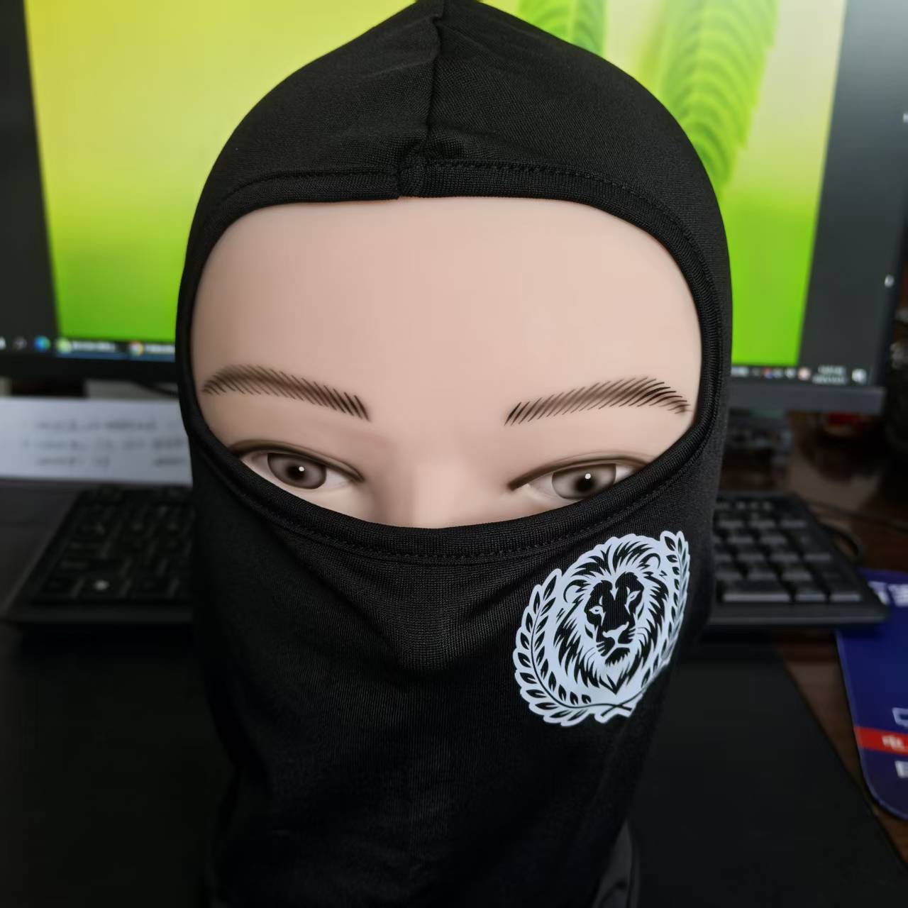 Balaclava full face mask mountaineering camping hunting air gun cap bicycle hood summer men and women ski mask mountaineering scarf can be customized 