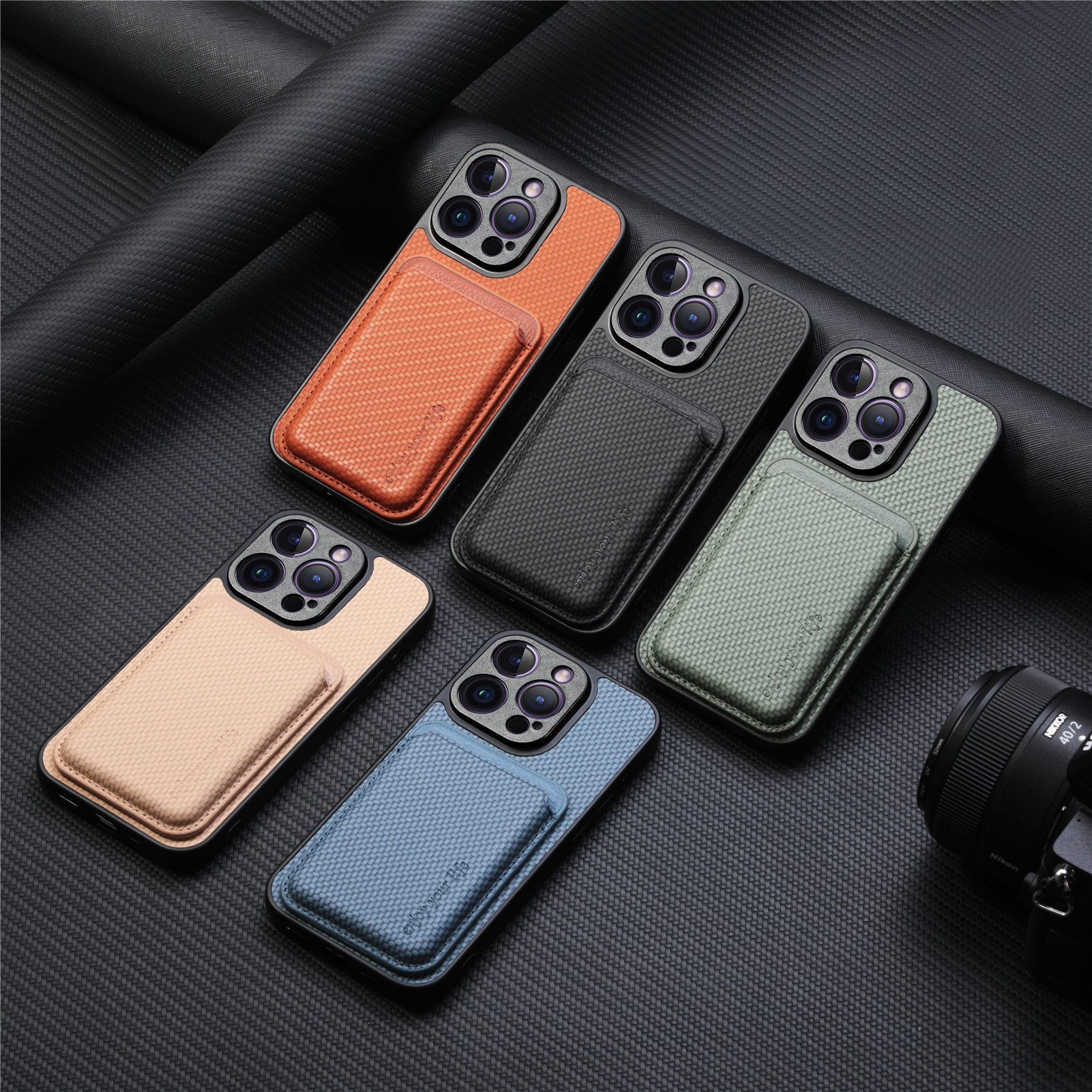 Aesthetic Vintage Matte Finish Travel Friendly Daily Use Impact Resistant Rugged Heavy Duty Glossy Neon Matte Black Eco Friendly Anti-fingerprint Reus
