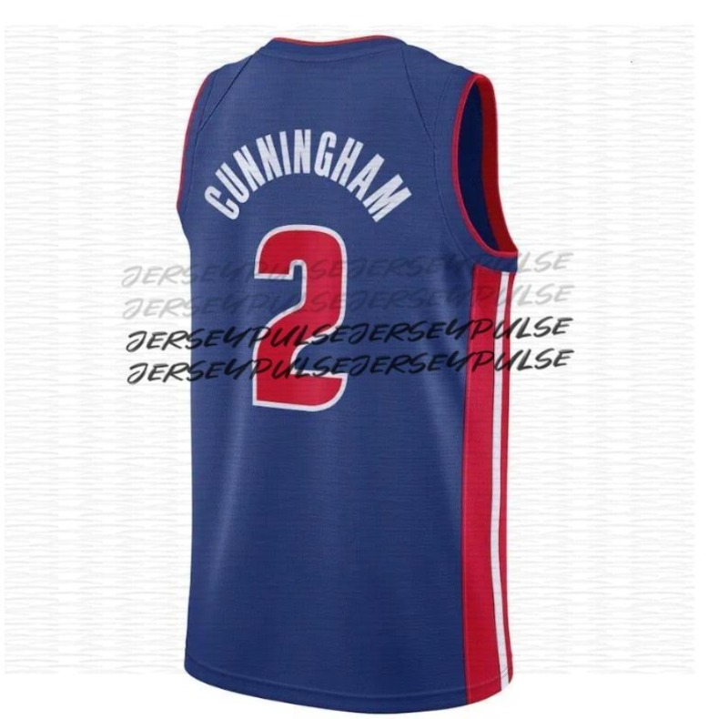 DET Piston Cade Cunningham Jerseys Basketball Jersey Ausar Thompson Jalen Duren Isaiah Stewart Tobias Harris Kevin Huerter Ronald Holland Caris LeVert