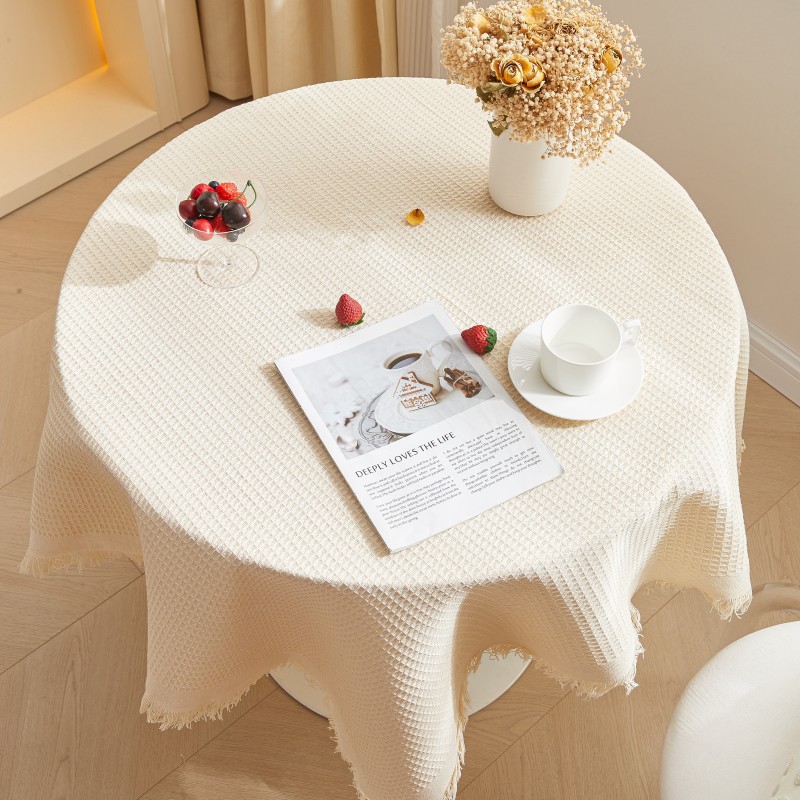 YL-38618 Customized tablecloth, wear-resistant, high-quality table mat, dustproof, non-slip, coarse cloth tablecloth, photo backdrop.