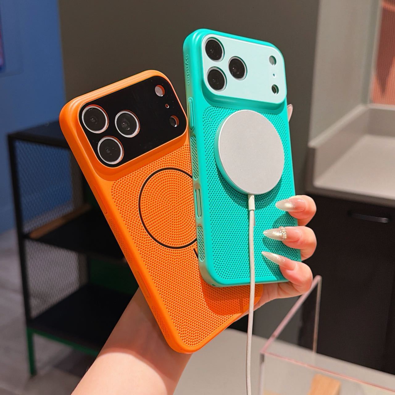 Phone Case Designer Phone Case Trendy Aesthetic Soft TPU Matte Finish for Iphone 17 Pro Max Heavy Duty Reinforced Corners Glossy Neon Washable Eco Fri
