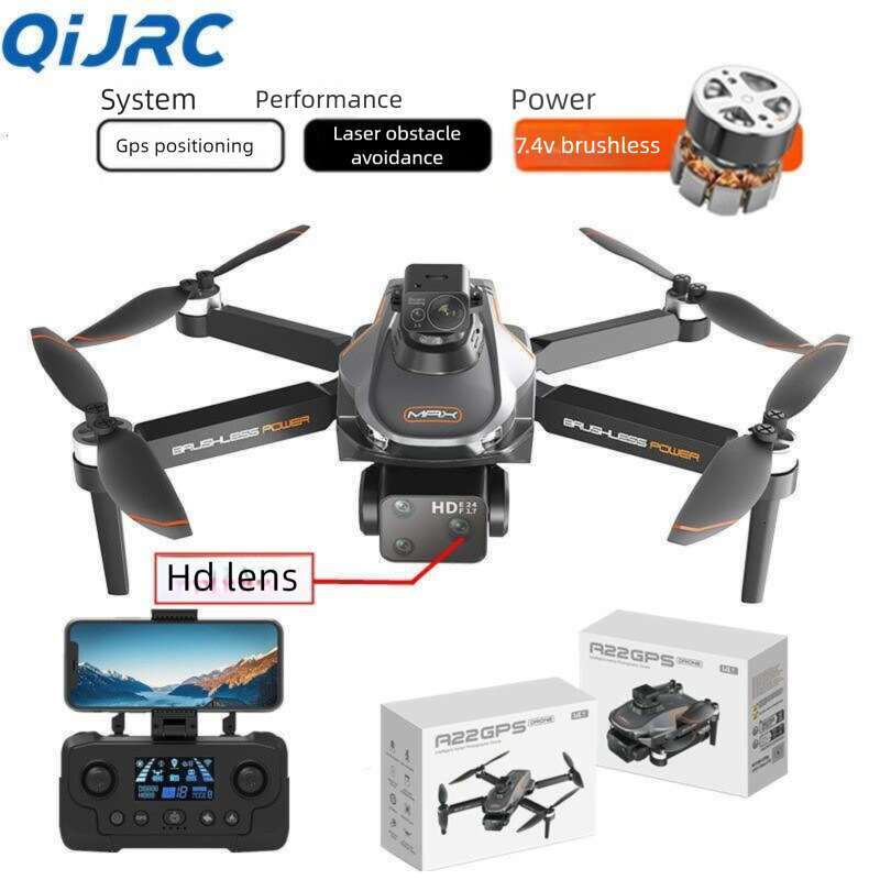New A Brushless GPS Drone Laser Obstacle Avoidance HD Aerial Photography Quadcopter Remote Control Aircraft CKS