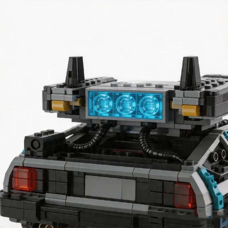 New Back to The Future Time Machine 10300 Building Blocks Kit DeLorean DMC-12 Cars 1872PCS Collections Handmade Toys Ideal Gifts W260511