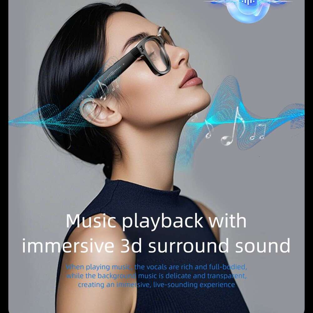 Niche High Tech Smart Glasses AI Translation Photo Camera WIFI Image Transmission Dual Noise Reduction Anti Shake Outdoor Travel Bluetooth Smart Eyewe