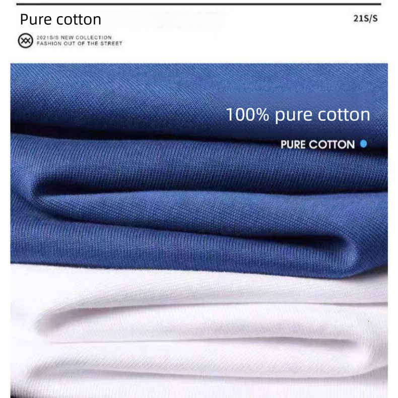 Designer Luxury T-shirt Men 2026 Pure Cotton High-end American Retro Trend Embroidered Round Neck Short Sleeved Loose Casual Cool Outdoor Leisure Spor - view 8