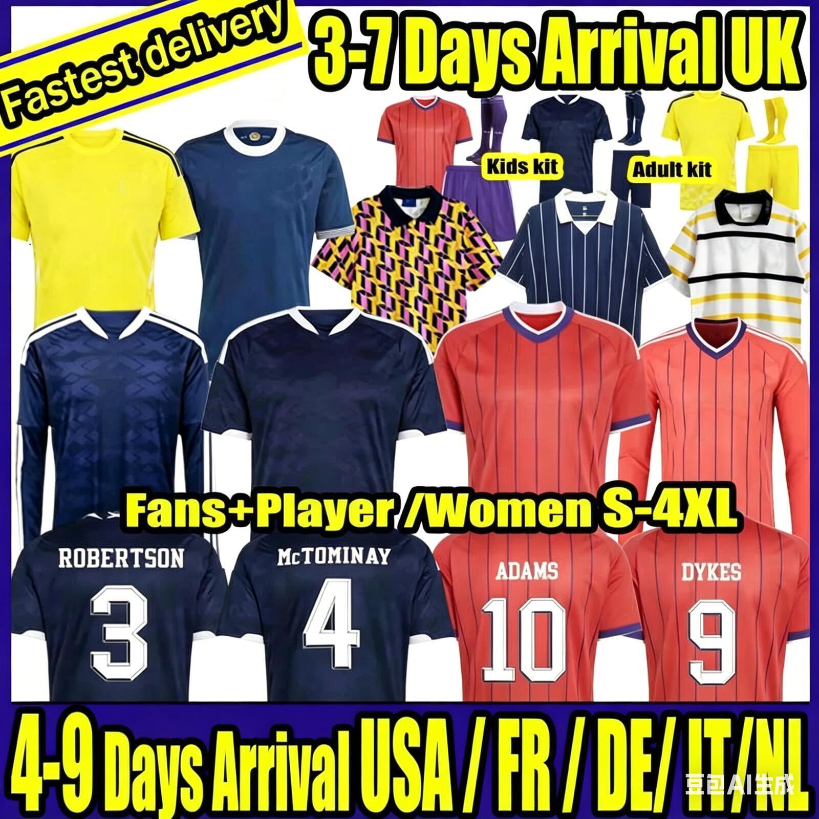 S-4XL Scotland World Cup 2026 Soccer Jerseys ROBERTSON McTominay McGREGOR SHANKLAND MCGREGOR Football top Shirt Home Away thrid maillot de Foot men ki