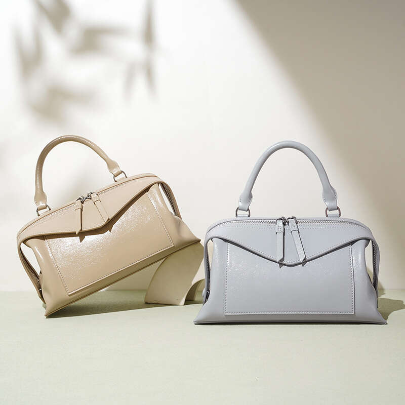 Niche High End Feel Women Pillow Genuine Leather Crossbody Bag Office Lady Commuter Shoulder Handbag Daily Casual Luxury Travel Bag SENYY