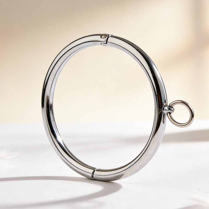 Chokers ACECHANNEL Polished Shining Solid Stainless Steel Slave Collar Lockable Torque Choker Necklace Fetish Wear Jewelry 230921