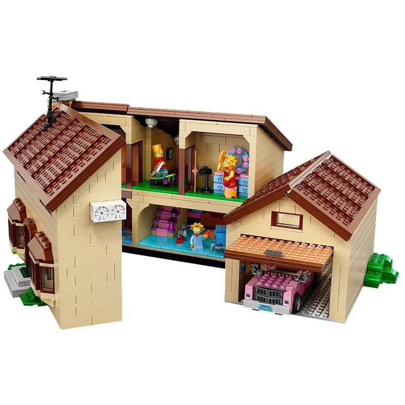 Cross-border new 71006 Simpson Family Cabin building model assembly building blocks toy gift