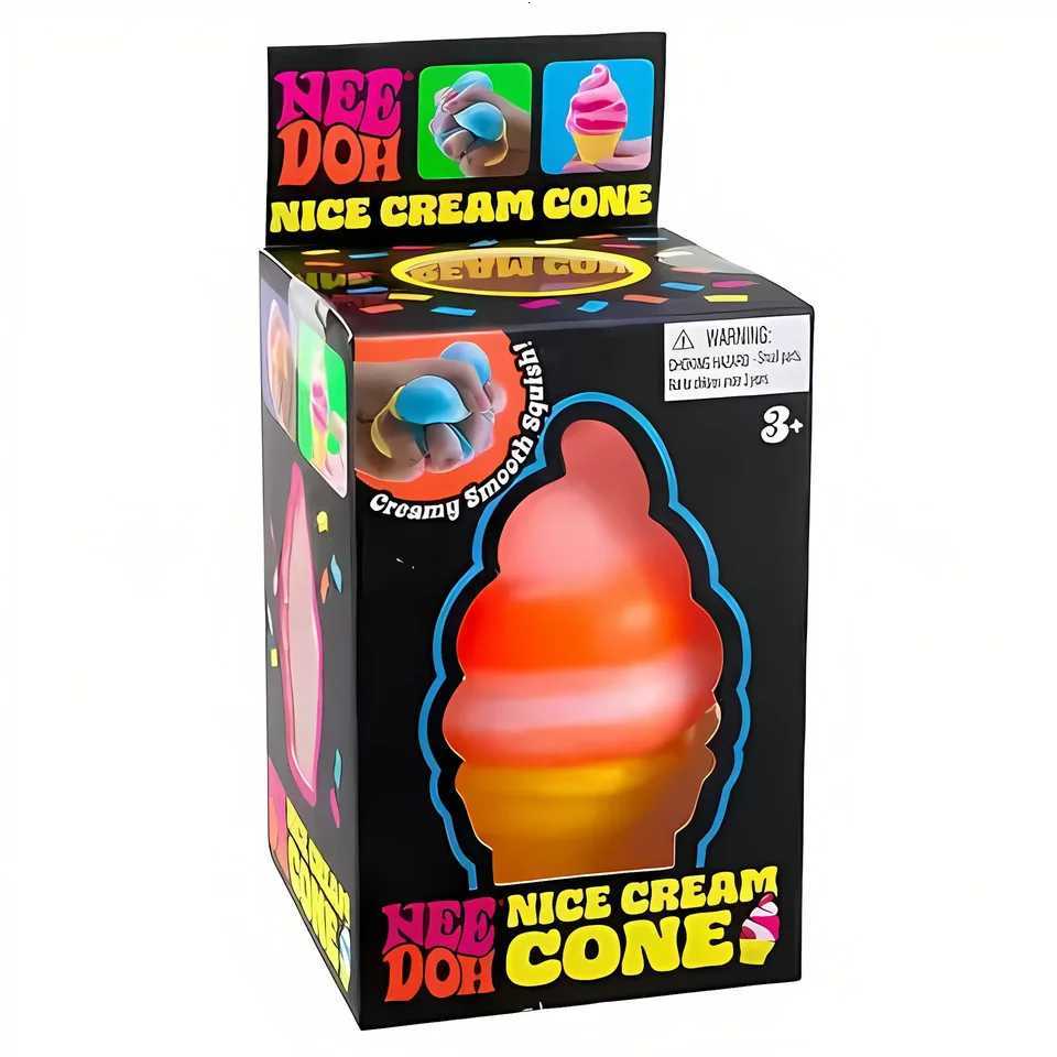 Schylling Needoh Nice Cube Sensory Nice-Sicle Stress Relief Squishy Cube Anti-Anxiety Squeeze Object For Focus ADHD Population X260511