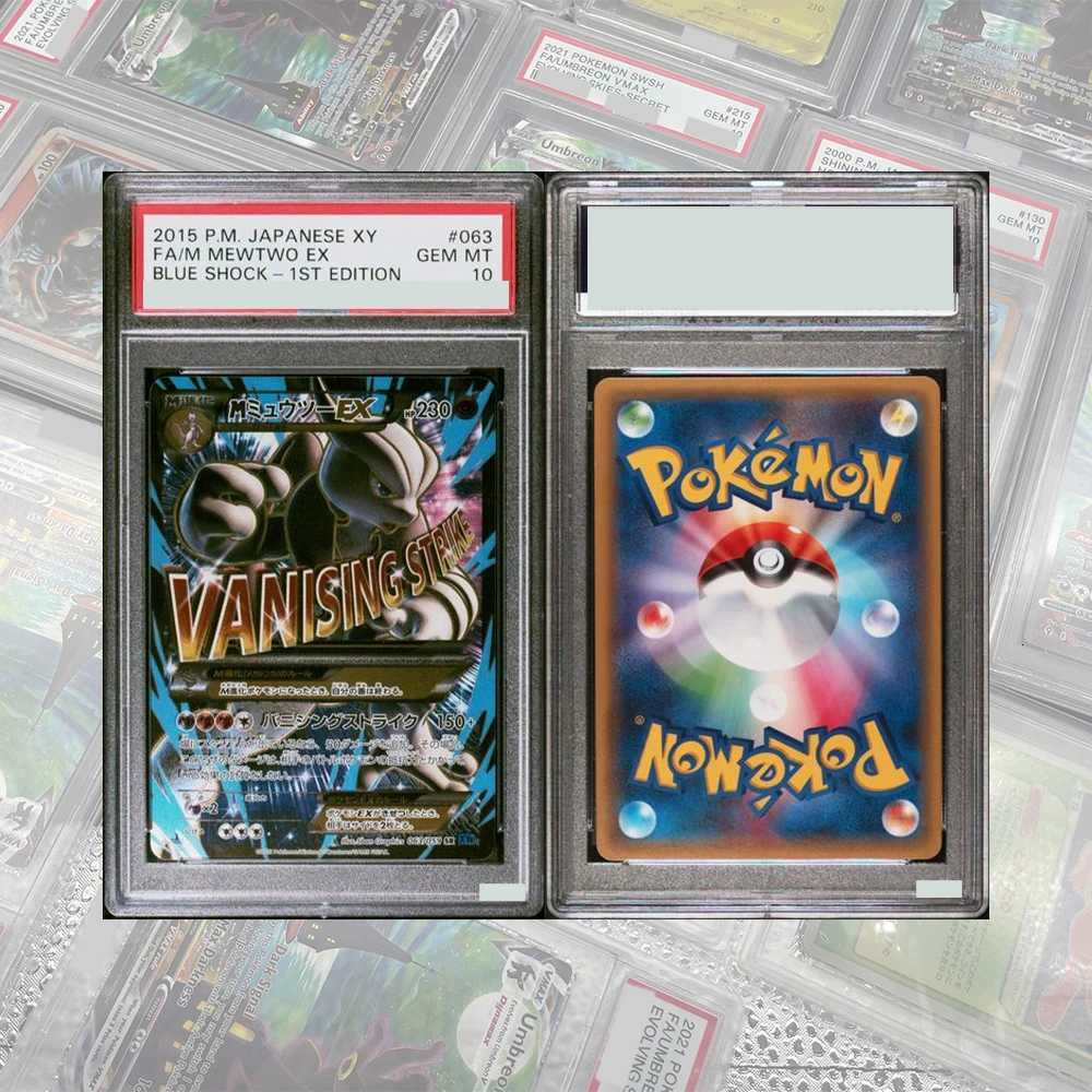 2016 M Steelix EX 057 Full Art 1ST ED Fever Burst Japanese XY DIY Proxy PTCG Graded Collection Card Holographic Labels Gifts L260511EX3L - view 5