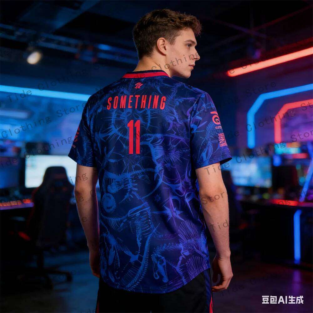2026 new Paper Rex DinoGlitch Jersey Series Uniform Esports Club PRX Fashion Tees Male F0RSAKEN Streetwear T-shirts