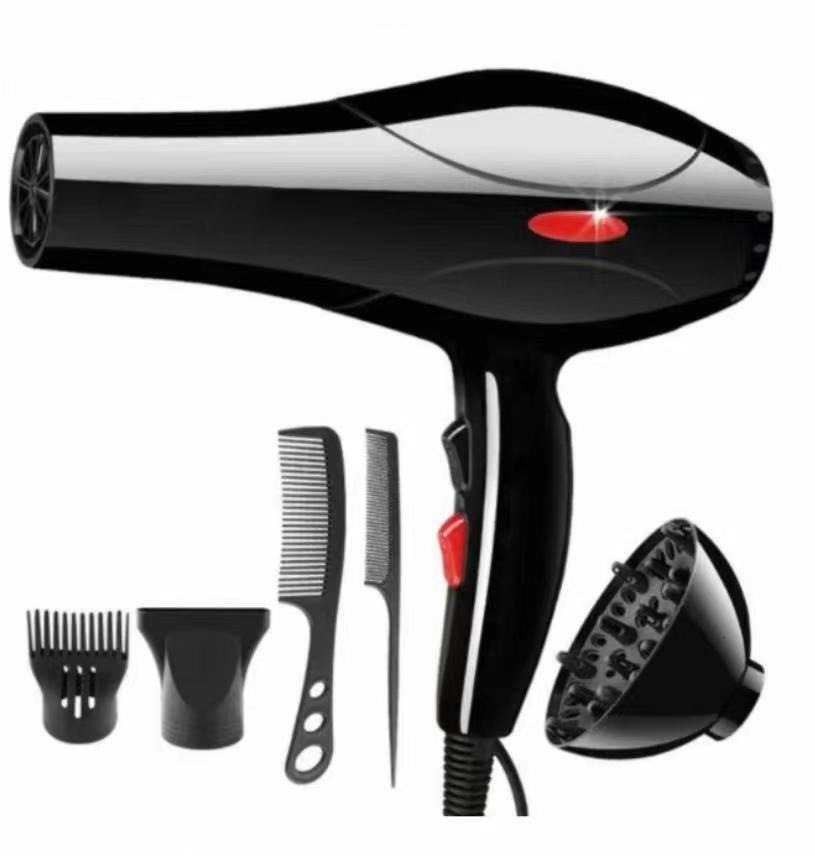 CkeyiN 1600W Hair Dryer Professional Negative Ion Blower Home Use Cold Blow Drying Salon Blower Diffuser Concentrator Nozzle 241031