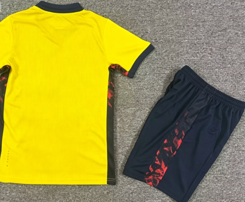 2026 world cup kids Ecuador jerseys ,new arrival kids jerseys and shorts Ecuador country size 16-28,jerseys color yellow dark blue white