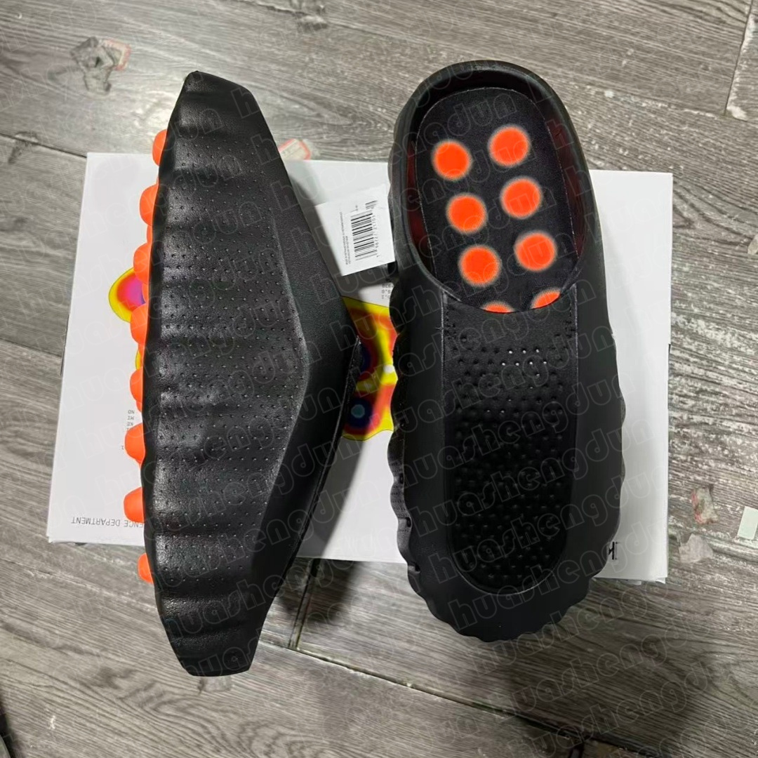 designer Mind 001 Slide slippers Black Chrome Light Smoke Grey Solar Red Geode Teal Light Menta Sail Light Smoke Grey Blackened Blue GaDj9l#