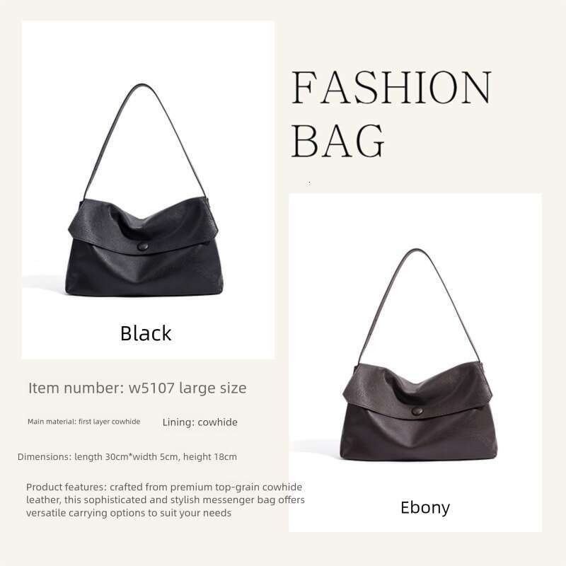 Top Layer Cowhide Genuine Leather Women Casual Stylish Crossbody Shoulder Bag New Arrival Daily Commuter Versatile Fashion Handbag SENYY