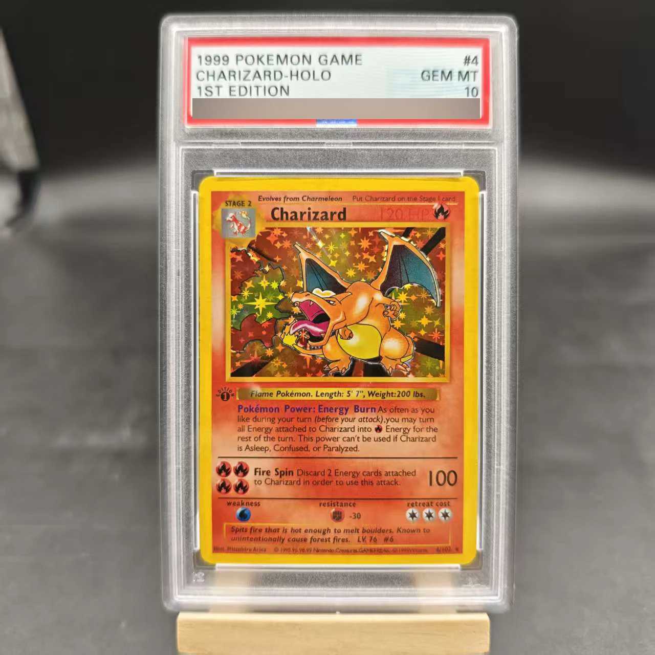 Ptcg Charizard Venusaur Blastoise Gengar Mewtwo English Rating Card Diy Copy Version Classic Anime Collection Card Gift Toy L260511E62T