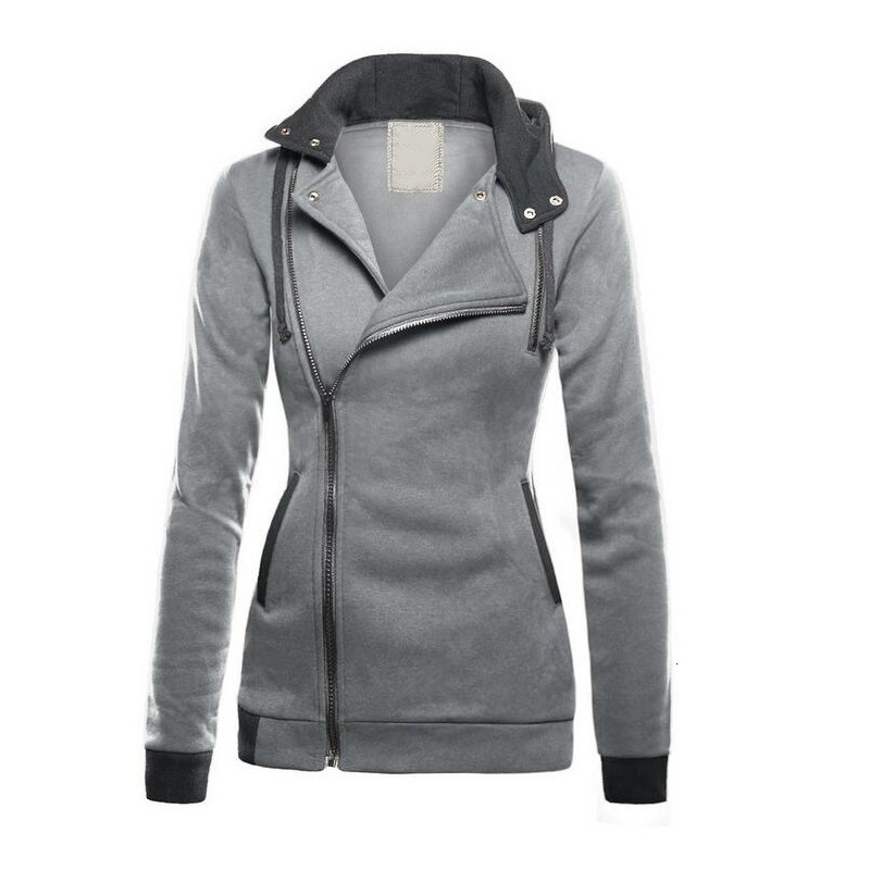 Women's Hoodies Sweatshirts Casual woman Hoodie Sweatshirt Slim Zipper Streetwear Cardigan Hoodies Outerwear Black Sportswear women Hooded Jacket