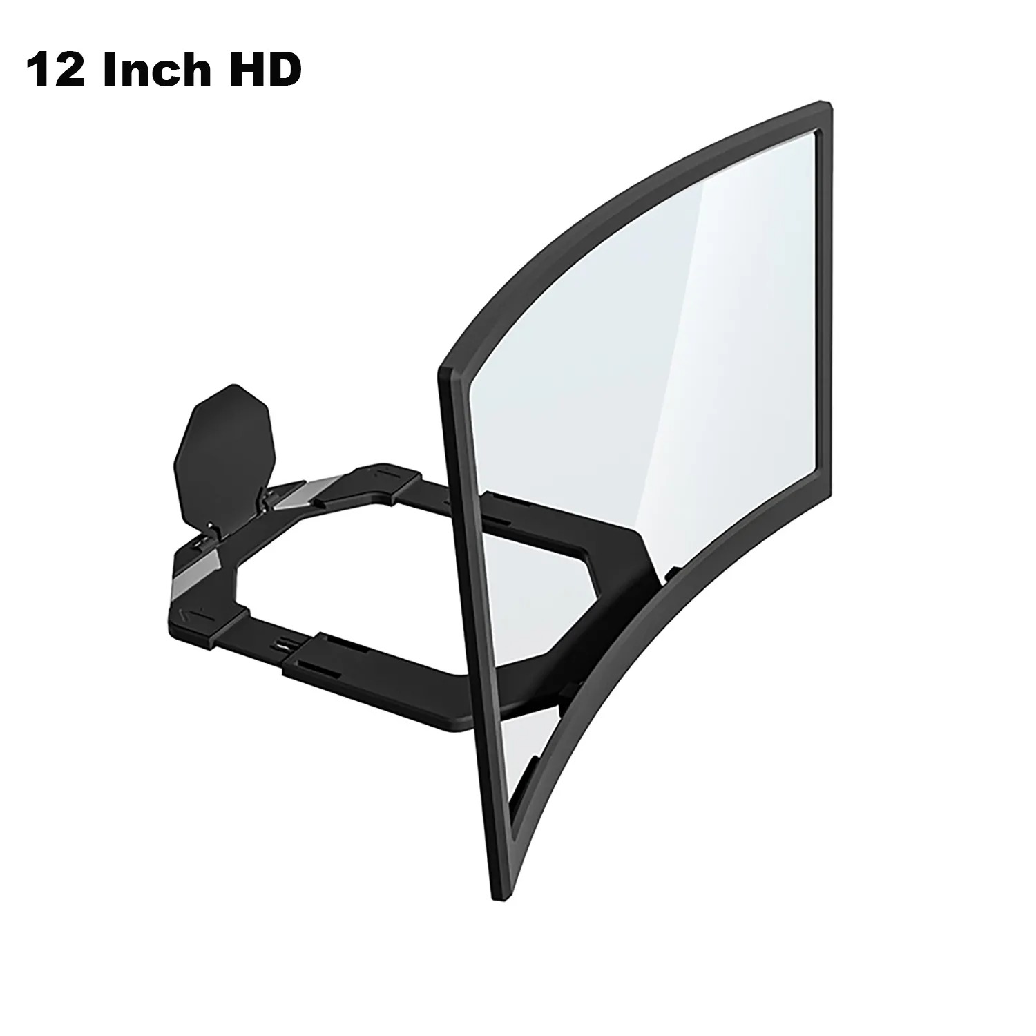 1200R Curved Phone Screen Amplifier Foldable 1:1 HD Magnifier for Smartphones with 178° Wide Viewing Angle Eye Protection for Watching Movies Gaming