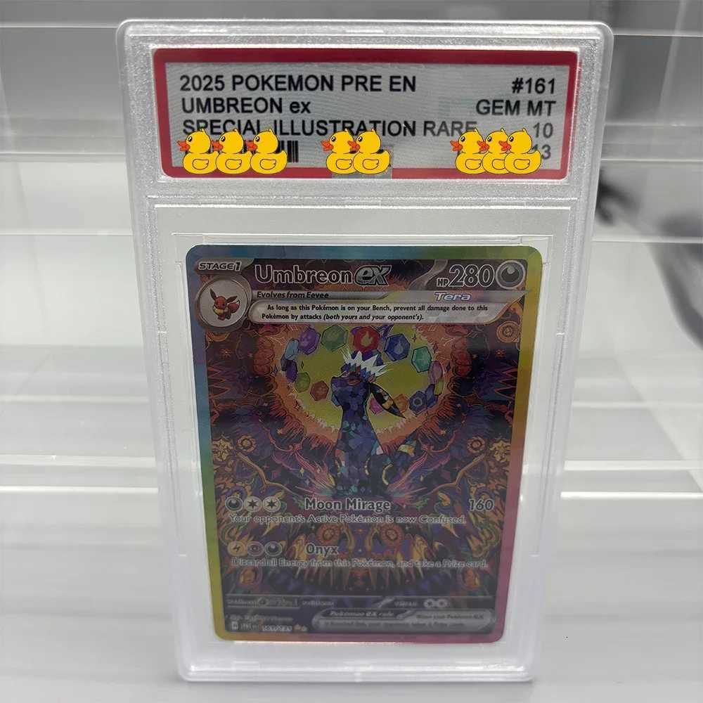 DIY PTCG Rating Card Collection Card 2023 SVP EN PIKACHU/GREY FELT HAT VAN GOGH Copy 10Points Rating Card Anime Game Gift L260511LY16 - view 6