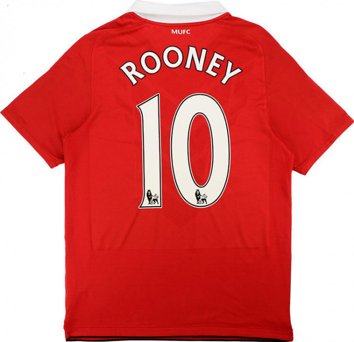 MUFCes Football Club Retro football jersey Ronaldo Rooney Giggs Nani 060708 Long Sleeved Scholes Tevez BERBATOV VIDIC Vintage Classic Football shirt 6