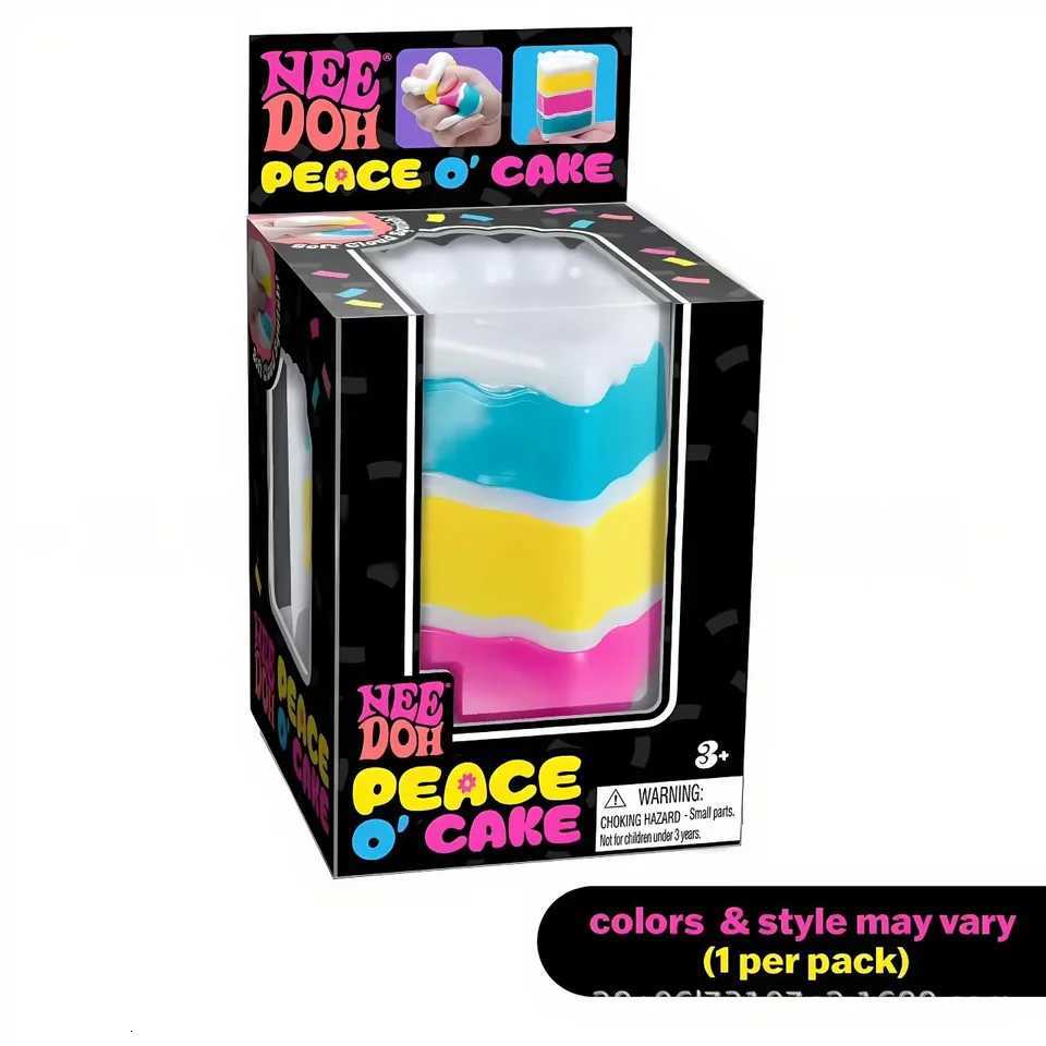 Schylling Needoh Nice Cube Sensory Nice-Sicle Stress Relief Squishy Cube Anti-Anxiety Squeeze Object For Focus ADHD Population X260511
