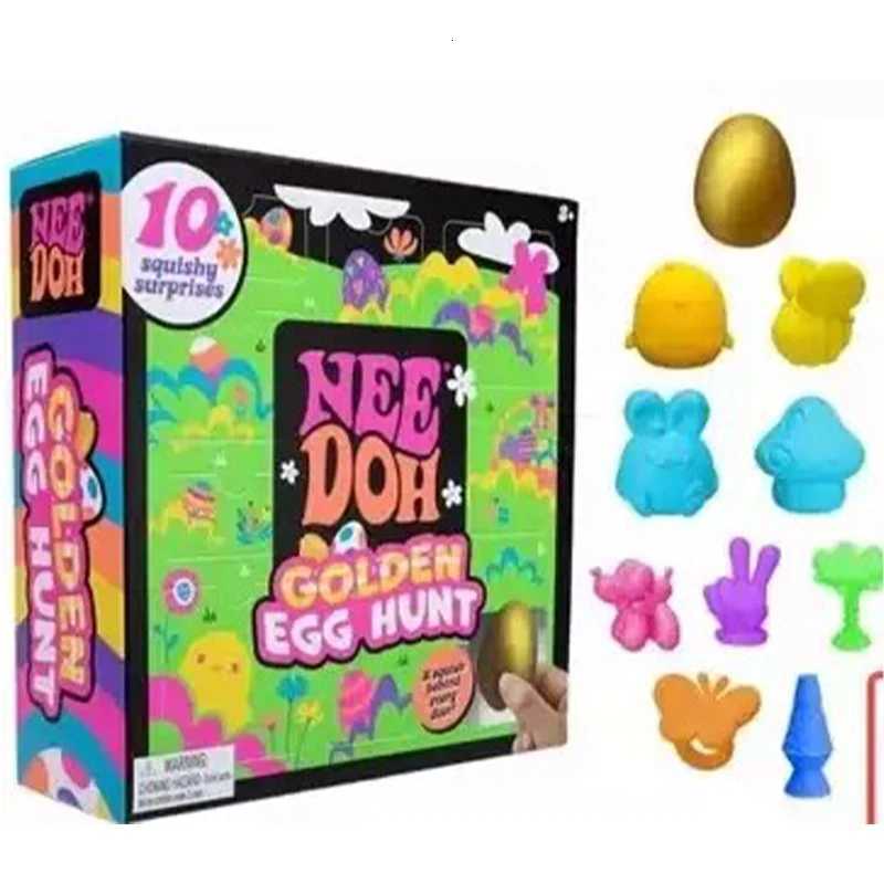 SS New 2026 Needoh Golden Egg Treasure Hunt Blind Box Toy With Squishy Surprise Stress Relief Squeeze Kids Easter Party Toy S X260511 - view 4