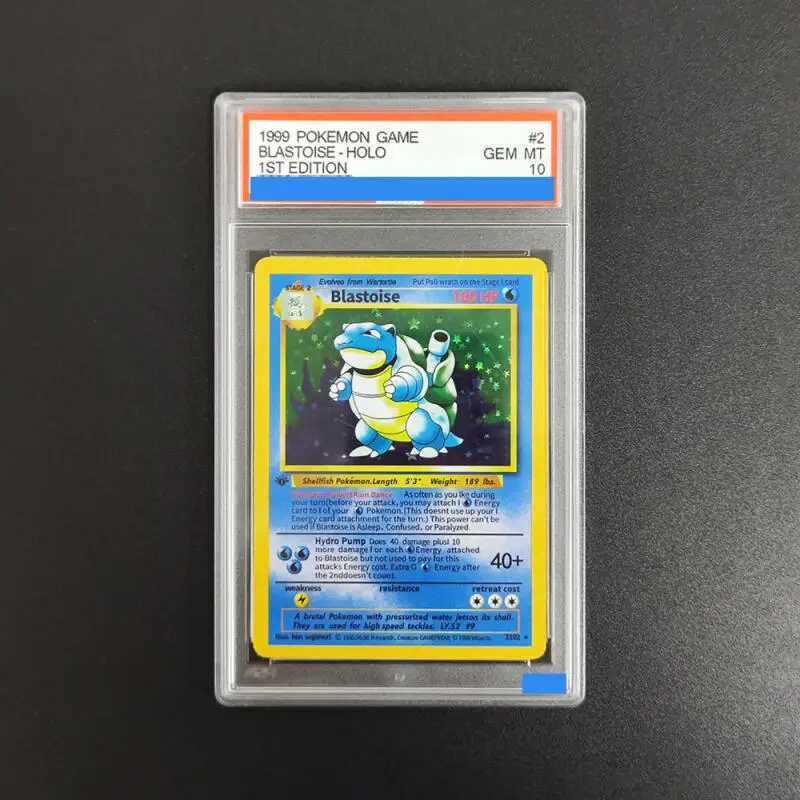 Diy 1999 Pokemon Card Game 1St Edition Charizard Mewtwo Venusaur Gyarados Blastoise Holo Grade Gem Mint 10 Collection Card L260511PNSM