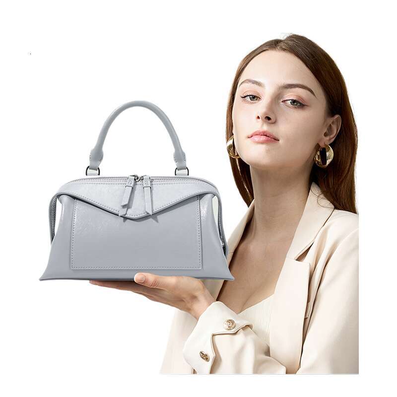 Niche High End Feel Women Pillow Genuine Leather Crossbody Bag Office Lady Commuter Shoulder Handbag Daily Casual Luxury Travel Bag SENYY