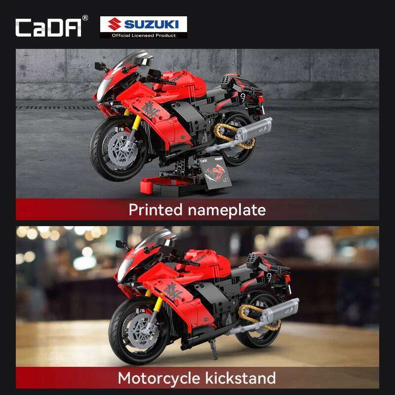 1043PCS CaDA 1:6 Scale "Suzuki Hayabusa" 25th Anniversary Commemorative Edition Building Block Set 26L0511 - view 6
