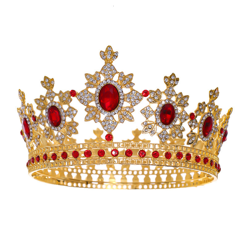 bridal jewelry crystal fullcircle large crown tiara for womens wedding banquet 251225