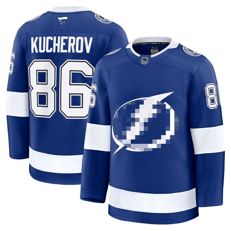 Hockey Home Premium Jersey for Men Women Nikita Kucherov, 86 Victor Hedman, 77 Andrei Vasilevskiy, 88 Jake Guentzel, 59 Brayden Point, 21 S-XXXL