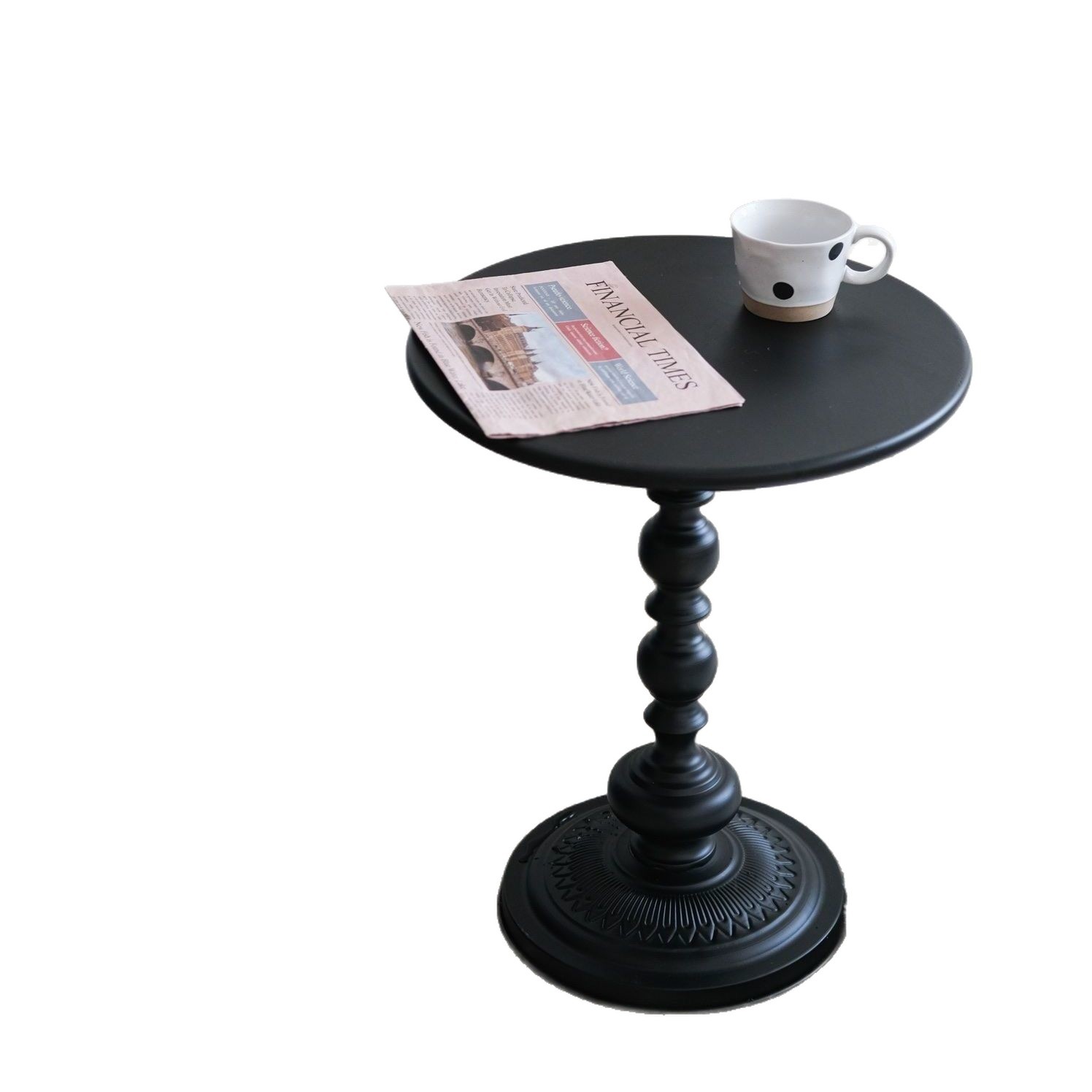 R05113 Luxury sofa side table, living room home small coffee table, retro corner table