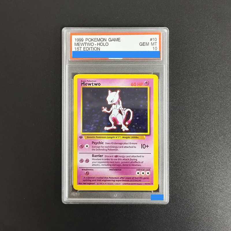 Diy 1999 Pokemon Card Game 1St Edition Charizard Mewtwo Venusaur Gyarados Blastoise Holo Grade Gem Mint 10 Collection Card L260511PNSM