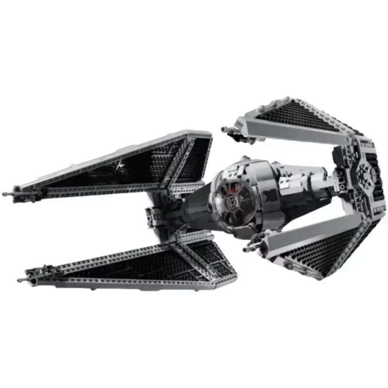 1931PCS TIE Interceptors Spaceship FIT 75382 Building Blocks Starfighter MOC Assembly Display Model Kits Christmas Gifts W260511 - view 3