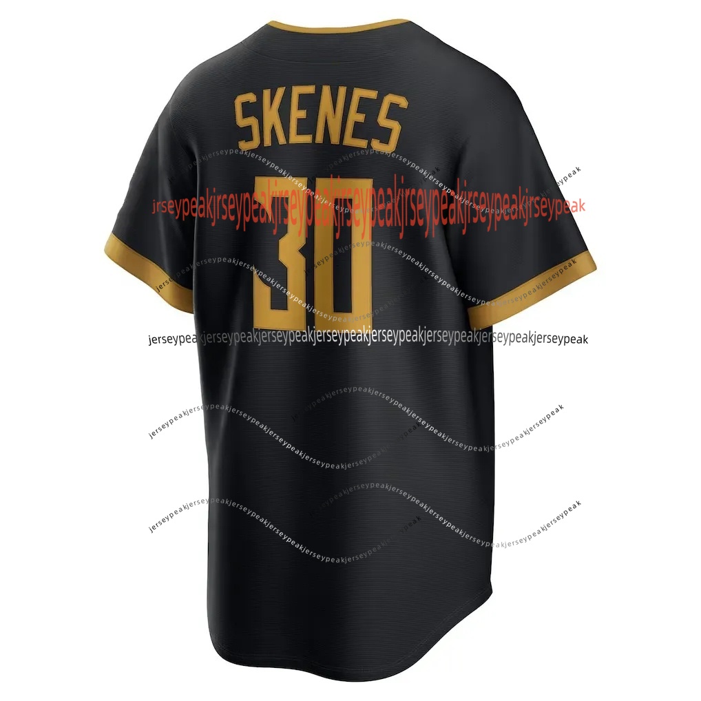 6 Konnor Griffin 2026 City Connect Baseball Jersey Paul Skenes Reynolds Clemente Garcia Cruz Gonzales Reynolds Lowe McCutchen Keller Bart Ozuna Custom