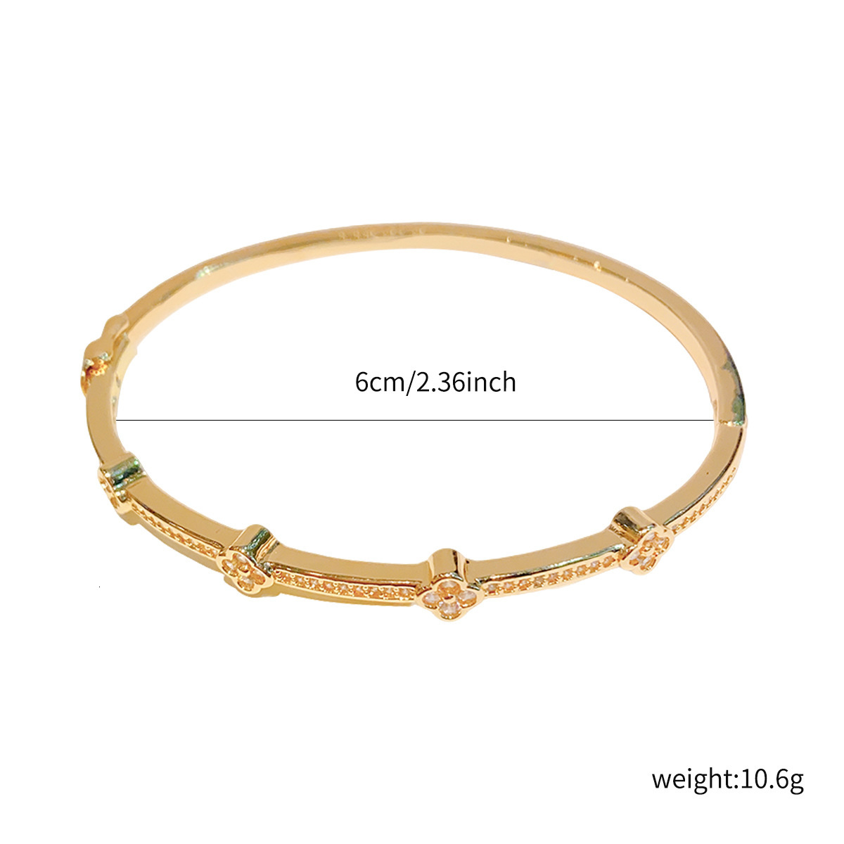 Bracelet For Women Four Leaf Clover Elegant Simple High End Light Luxury Versatile Festival Wrist Jewelry - view 6