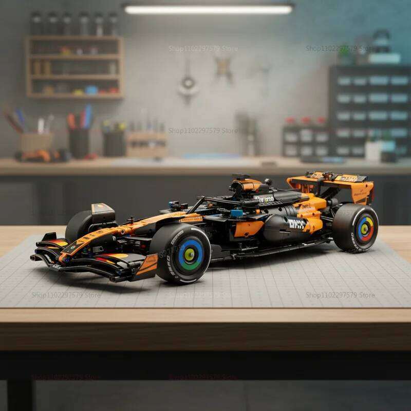 New Orange MCL39 Sports Car Building Blocks Set Technical DIY Model for Kids Boy STEM Educational Toy For Kid Birthday Gift W260511 - view 3