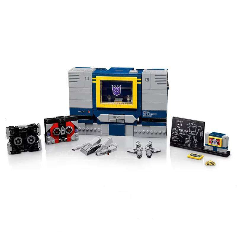 New Technical Blue Robot Model Building Kit Compatible MOC Creative DIY Mech Bricks Assembly Toys Boys Gifts Collectors Edition W260511