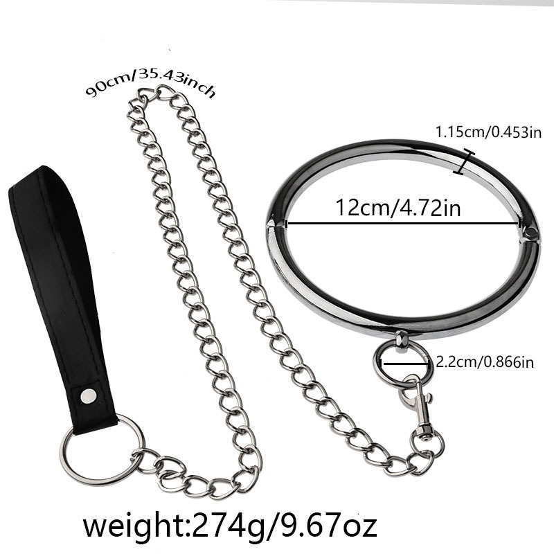 Chokers ACECHANNEL Polished Shining Solid Stainless Steel Slave Collar Lockable Torque Choker Necklace Fetish Wear Jewelry 230921